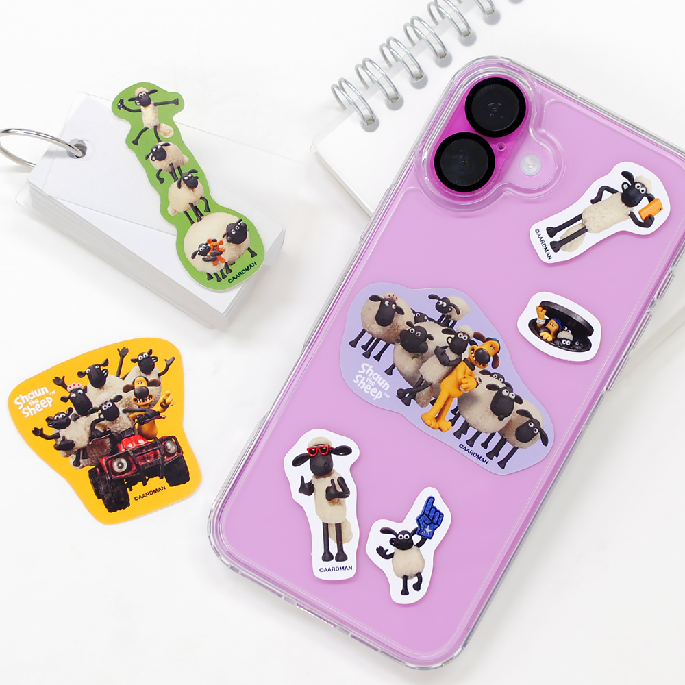 スマホステッカー ひつじのショーン