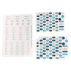 人気お名前シール・ベスト オーシャン