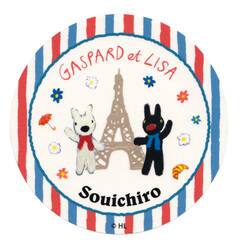 耐水加工 トリコロール＆エッフェル塔