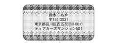 センタータイプシー チェックレース黒