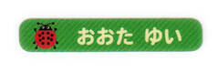 オミとリカ 洗えるお名 てんとうむし