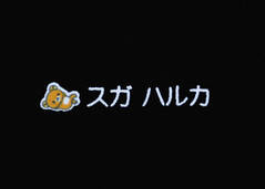 名前の大 文字色白 リラックマごろん