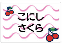 ノンアイロン　お昼寝布団 さくらんぼ