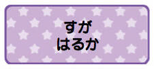 パターンお名前シール_10 スター紫