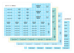 パターンお名前シールお ギンガム水色