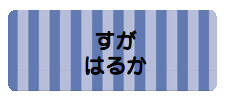 パターンお名前シール ボーダーブルー