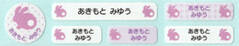 お名前コットンテープ-ベビー うさぎ