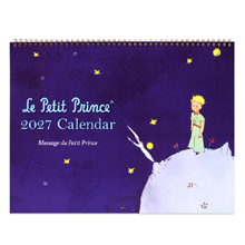 壁掛けカレンダー　星の王子さま（2027年1月始まり）