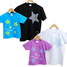 お名前親子ペアTシャツ-Star ＆ Starfish