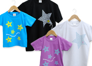 お名前親子ペアTシャツ-Star ＆ Starfish