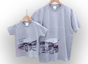 お名前親子ペアTシャツ-ゴー！スポーツカー