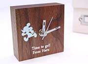 木製メッセージミニクロック-ディズニー